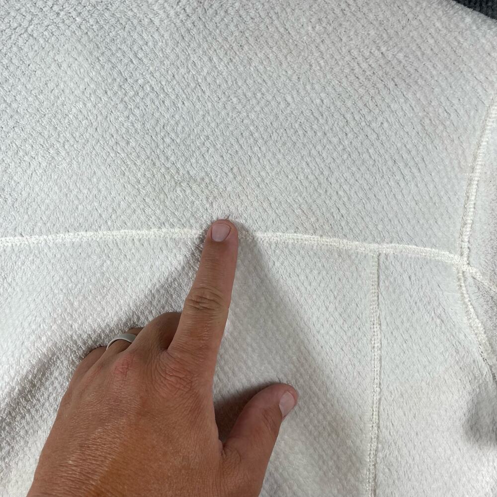 Patagonia Re-Tool Snap T Polartec Fleece Pullover Women's Medium White - Picture 2 of 13